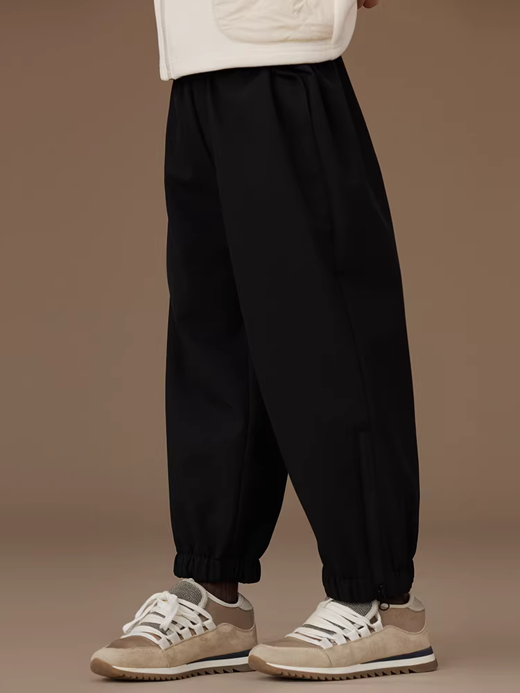 Quần thường ngày cho trẻ em có lớp lót lông cừu, quần thể thao ấm áp và rộng rãi cho bé trai và bé gái, quần mùa đông ba lớp chống thấm ngoài trời.