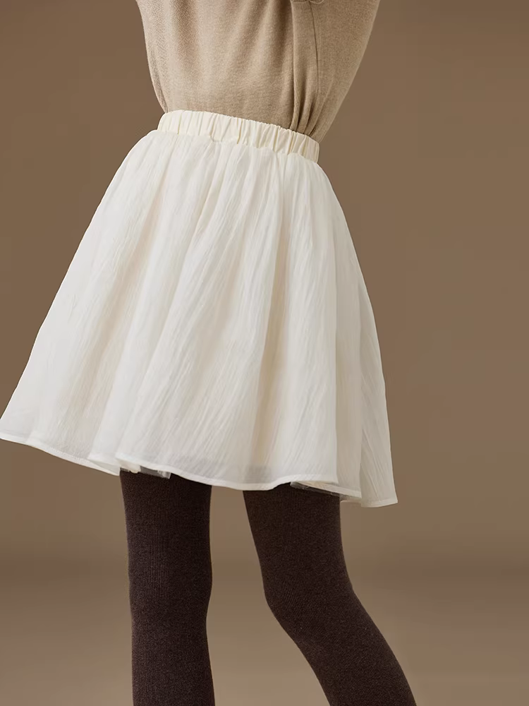 Quần áo trẻ em Ha Chi Váy mùa đông dành cho bé gái Váy vải tuyn phồng kiểu dáng siêu cổ tích Váy nhiều lớp chống lộ cho cha mẹ và con cái dành cho trẻ em