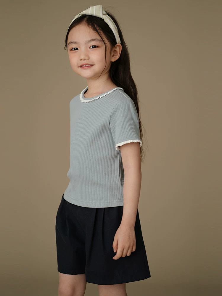 Quần áo trẻ em Hazi Quần thường ngày Lyocell Quần short trẻ em Quần short năm điểm thoáng mát và thoáng khí cho bé trai và bé gái dành cho trẻ lớn hơn Mặc mùa hè