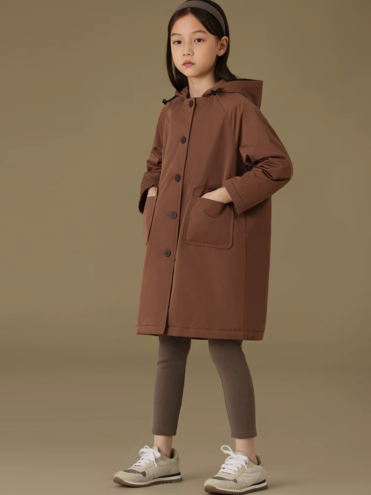 Quần áo trẻ em Hazi Mùa đông mới về Slim Fit Quần dài co giãn lót lông cừu Quần dài thường ngày Quần áo ngoài ấm áp cho cha mẹ và con gái Quần legging cho bé gái