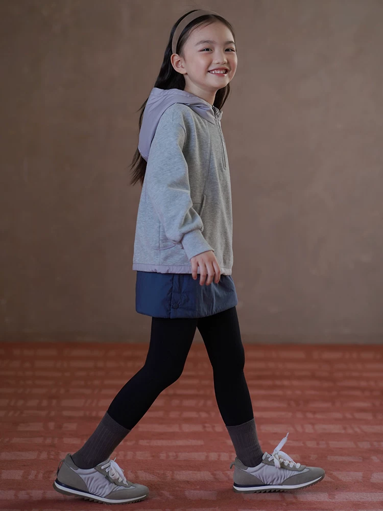 Quần thường ngày mùa xuân thu cho bé gái, quần yoga co giãn, quần thể thao kiểu hai mảnh, kiểu dáng thời trang.