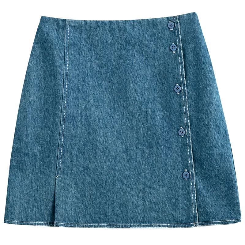 Quần áo trẻ em Hazi Váy denim mùa xuân thu cho bé gái