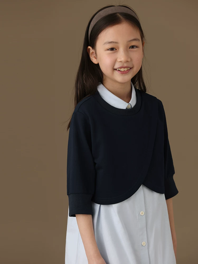 Quần áo trẻ em cho mùa xuân và mùa thu: váy áo không tay xếp lớp cho bé gái, bộ hai mảnh cho trẻ lớn, thời trang.