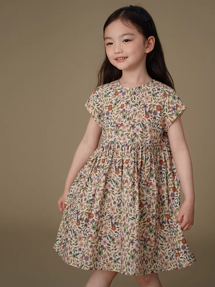 Quần áo trẻ em Hazi Váy trẻ em mùa hè Váy hoa cổ điển kiểu Pháp Váy cotton thân thiện với da Váy mùa hè cho bé gái 25 kiểu mới