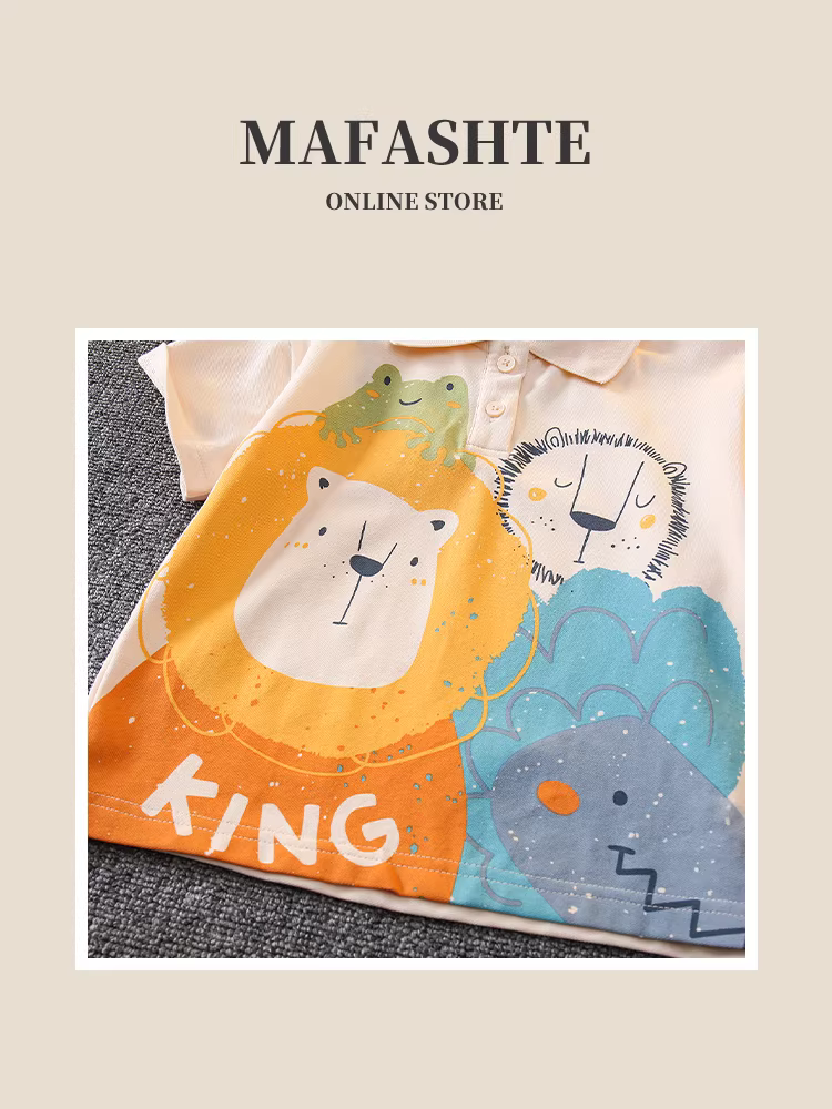 Trang phục mùa hè cho bé trai 2025, kiểu dáng mùa hè mới, áo ngắn tay, mát mẻ và lịch lãm, thời trang cho bé trai.