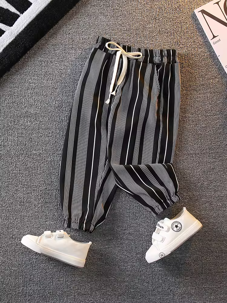 Quần chống muỗi mùa hè cho bé trai 2025 kiểu dáng mới thời trang quần mùa hè mỏng nhẹ quần dài trẻ em bé trai đẹp trai