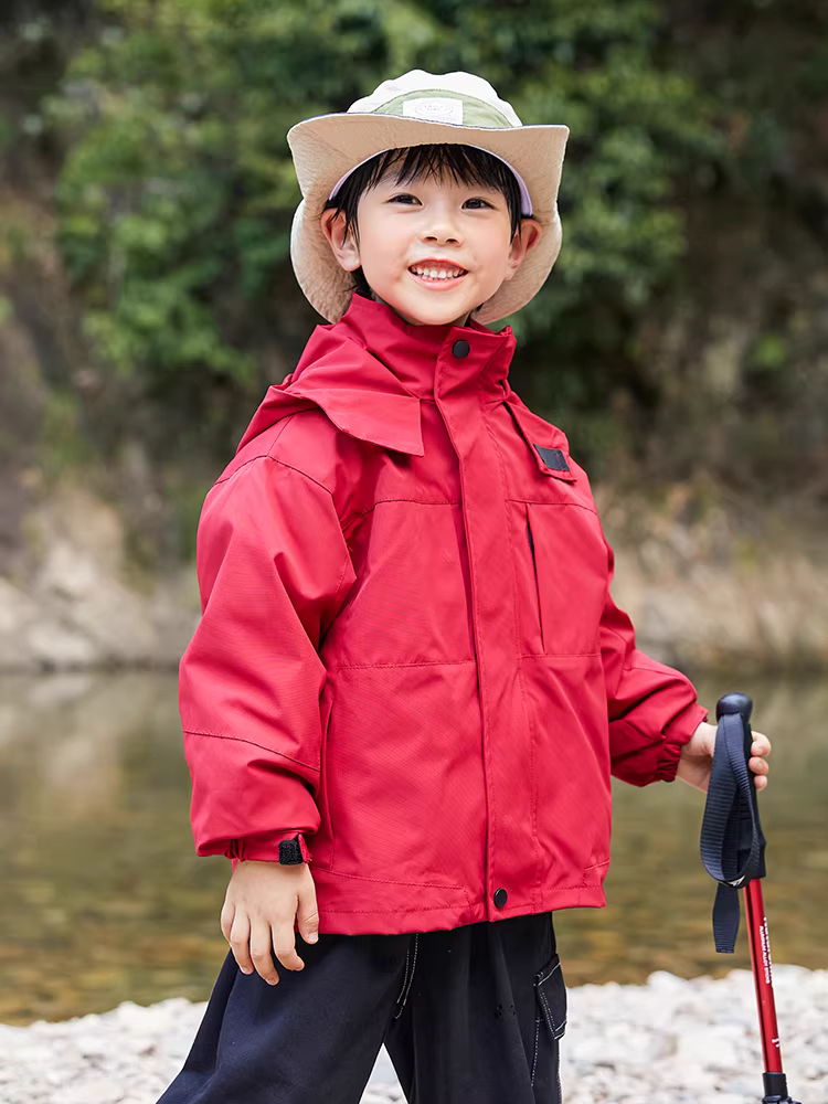 Áo khoác trẻ em cho bé trai, kiểu mới xuân thu 2025, thời trang thu đông cho bé trai, áo khoác ba trong một, hợp thời trang.