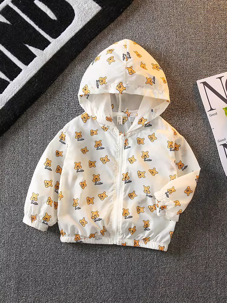 Quần áo chống nắng trẻ em cho bé trai, chống tia UV, quần áo chống nắng thời trang mùa hè mới 2025, áo khoác mỏng mùa hè, quần áo trẻ em