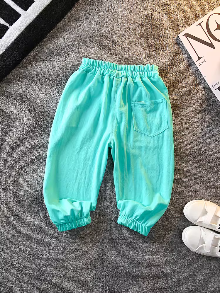 Quần chống muỗi trẻ em 2025 kiểu dáng mới thời trang quần mùa hè bé trai quần dài mỏng mùa hè phong cách trẻ trung