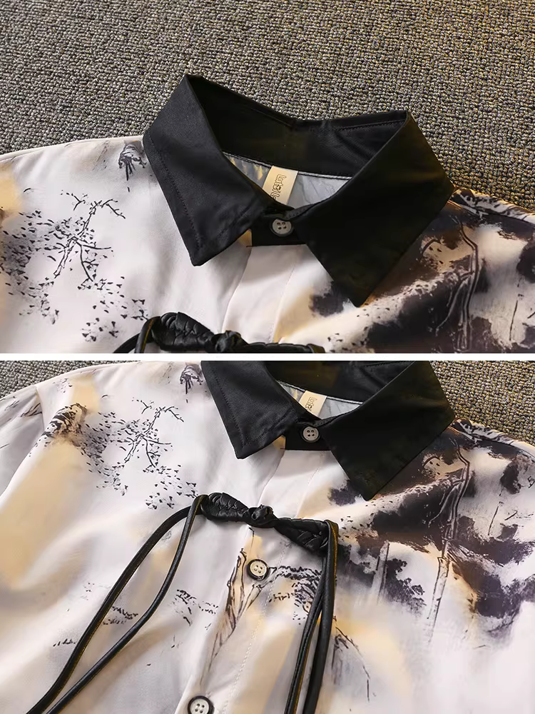 Quần áo mùa hè ngắn tay kiểu Hanfu của Trung Quốc dành cho bé trai, trang phục nhà Đường mới của Trung Quốc, trang phục cổ xưa của trẻ em, trang phục biểu diễn văn hóa truyền thống Trung Quốc, trang phục biểu diễn theo phong cách dân tộc.