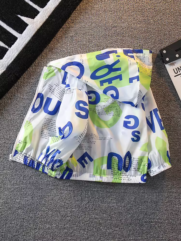 Quần áo chống nắng cho bé trai mùa hè 2025, áo khoác mỏng thoáng khí cho trẻ nhỏ, chống tia UV, quần áo nhẹ, thời trang