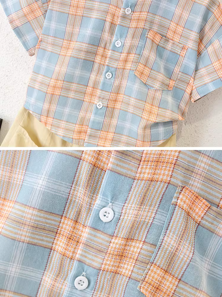 Bộ trang phục hè thời thượng cho bé trai 2025, quần áo trẻ em sành điệu, bộ quần áo ngắn tay mùa hè thời trang cho bé