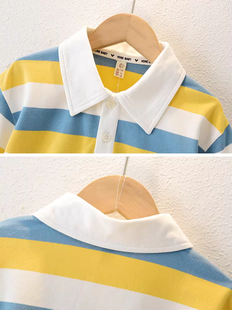 Bộ đồ hè cho bé trai, bộ quần áo trẻ em thời trang, trang phục đường phố trẻ trung, quần áo bé trai cá tính, áo ngắn tay trẻ em hợp xu hướng 2025 mới