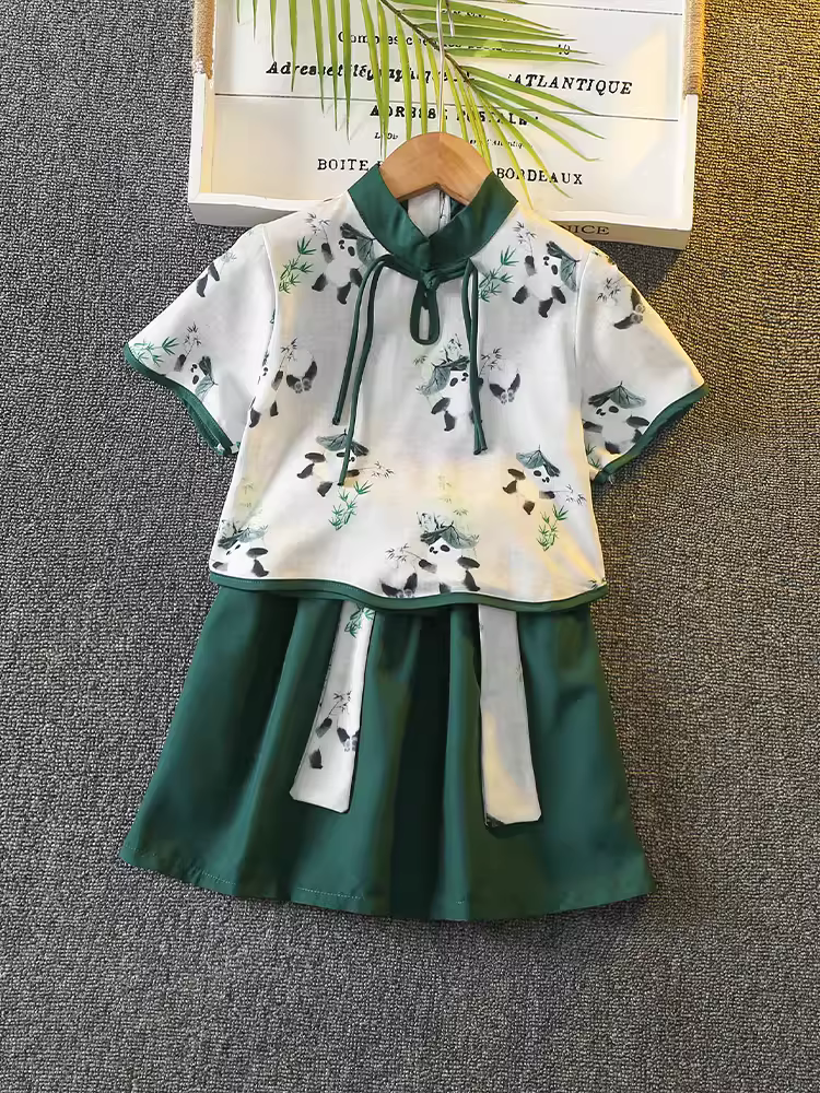 Hanfu trẻ em, trang phục Tang cho bé trai, phong cách Trung Hoa, trang phục cổ xưa cao cấp cho bé gái, trang phục biểu diễn phong cách Trung Hoa mới mỏng mùa hè cho bé trai