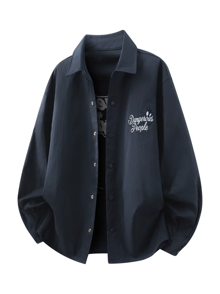 Áo khoác nam Jeanswest phong cách retro, kiểu dáng casual, mùa xuân thu 2026, thương hiệu thời thượng cao cấp, kiểu dáng thời trang.