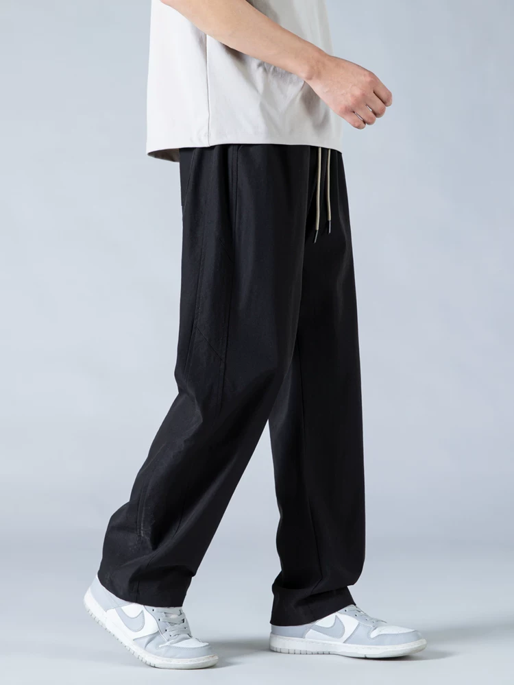 Quần âu nam Jeanswest Ice Silk mỏng, dáng thẳng, phong cách thường ngày, kiểu mới hè 2025, dáng rộng, đa năng, nhanh khô, quần thể thao.