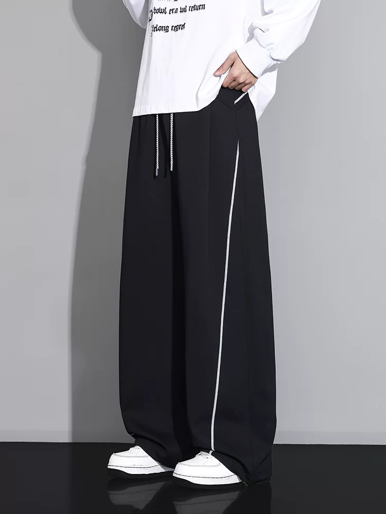 Quần Jeanswest nam ống rộng thẳng, quần dài thường ngày mùa xuân thu cao cấp, dáng rộng, hợp thời trang, đa năng