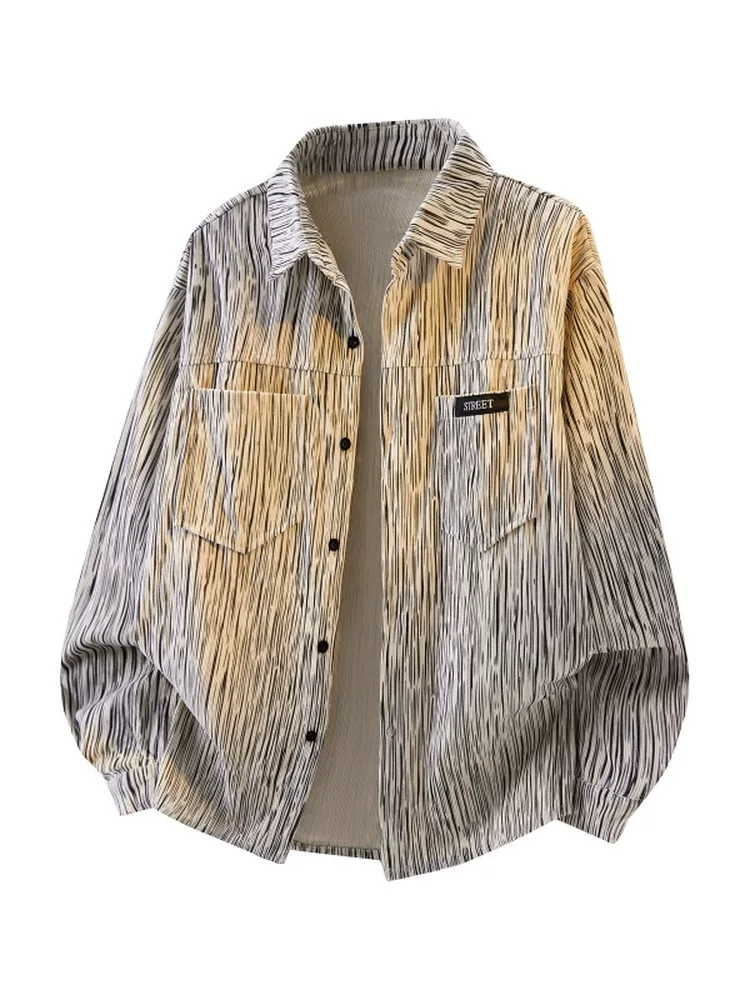 Áo sơ mi nam kiểu Mỹ của Jeanswest, phong cách thường ngày, mùa xuân thu, dáng rộng cao cấp, áo khoác thương hiệu thời trang sành điệu và đa năng.