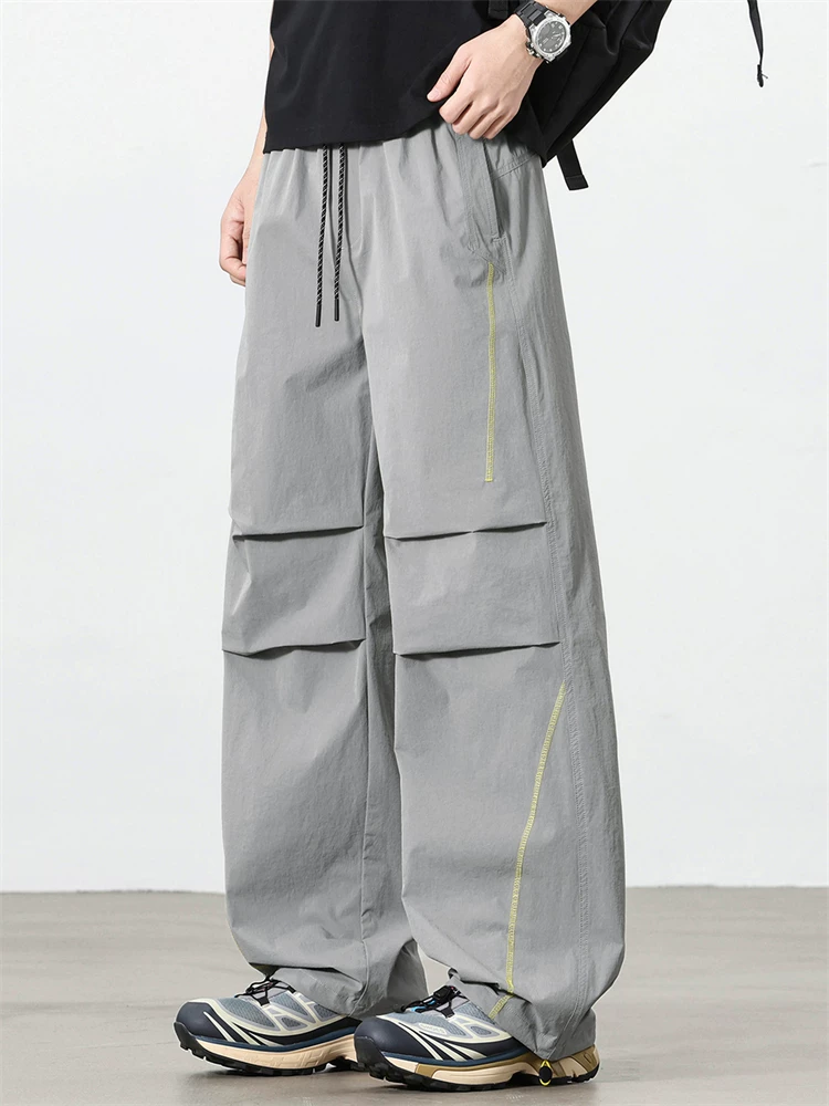 Quần đi bộ đường dài ống đứng đa năng ngoài trời của Jeanswest dành cho nam, quần dài chống gió và chống thấm cao cấp mùa hè.