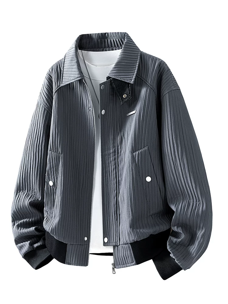 Áo khoác nam Jeanswest 2026 kiểu retro mới, dáng rộng, thời trang cao cấp, thích hợp cho mùa xuân và mùa thu.