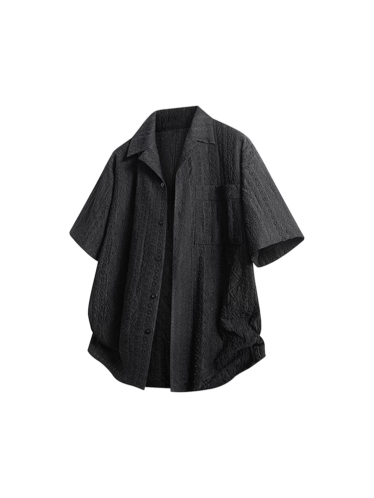 Áo sơ mi nam màu trơn cao cấp phong cách Mỹ của Jeanswest, mùa xuân hè, mát mẻ và sành điệu, dáng rộng, thoáng khí, thân thiện với làn da, tay ngắn.