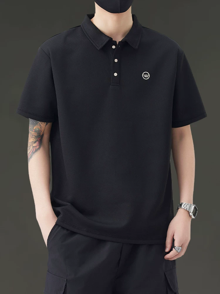 Áo thun nam mỏng, nhanh khô, kiểu Mỹ, chất liệu lụa băng, thương hiệu Jeanswest, áo POLO ngắn tay chống nắng, kháng khuẩn cấp 7A, mùa hè.