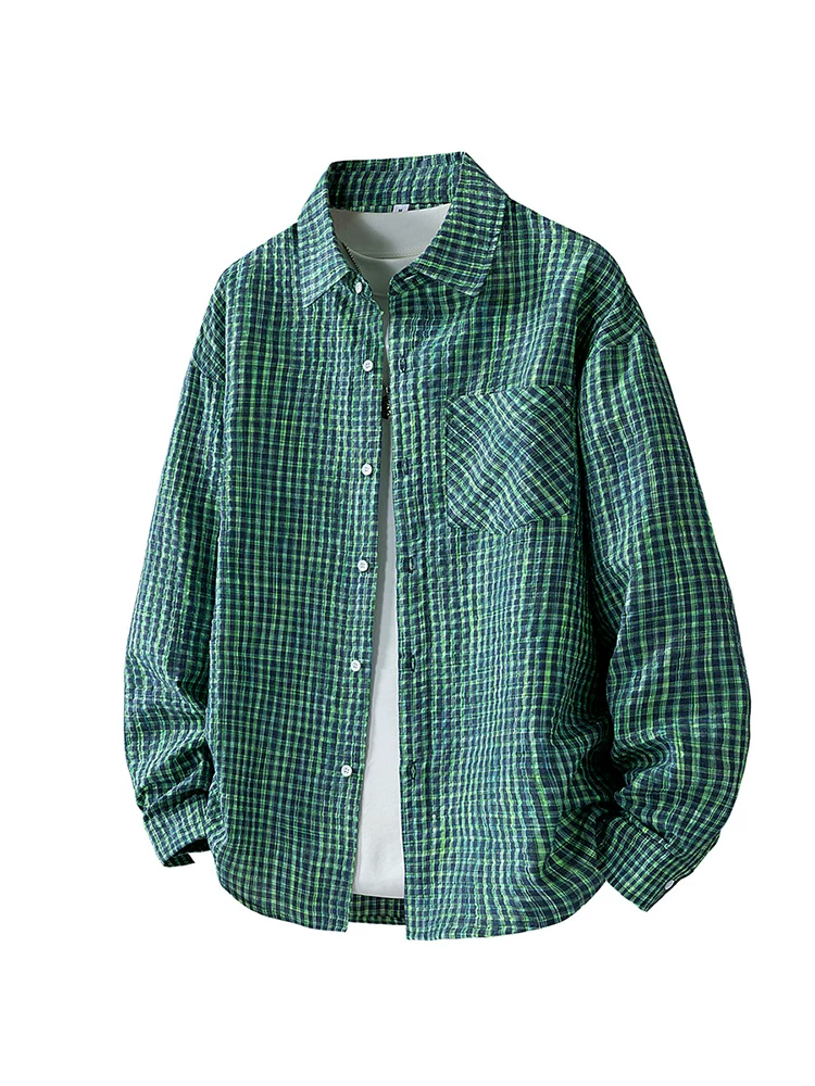 Áo sơ mi kẻ sọc phong cách Mỹ của Jeanswest dành cho nam, áo khoác cao cấp dáng rộng thường ngày mới mùa xuân thu 2026.