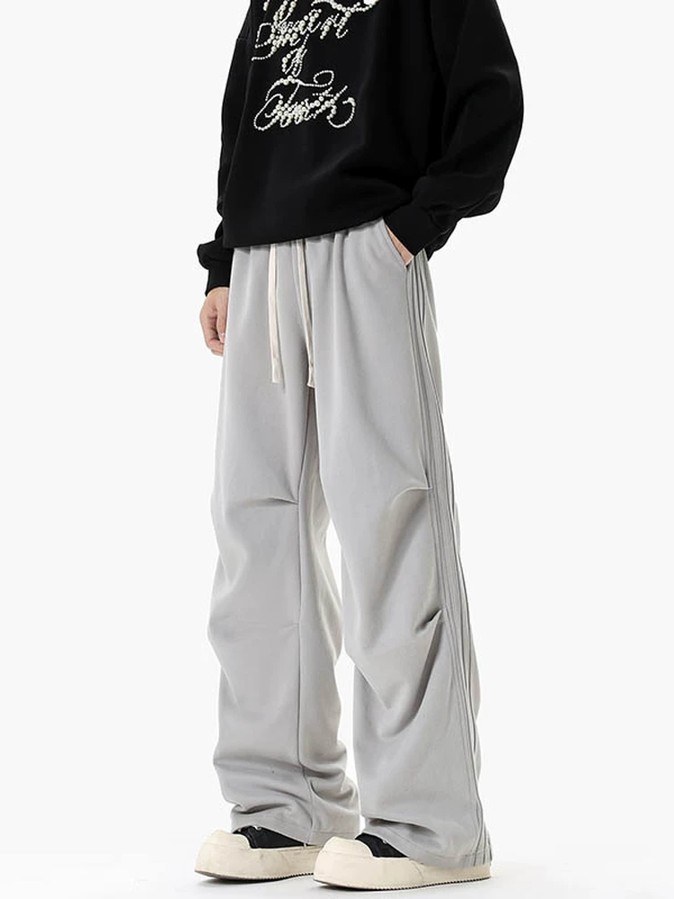 Quần dài ống rộng phong cách Mỹ thời thượng của Jeanswest dành cho nam, mùa xuân thu, quần dài ống rộng thoải mái, phong cách giản dị, cao cấp.