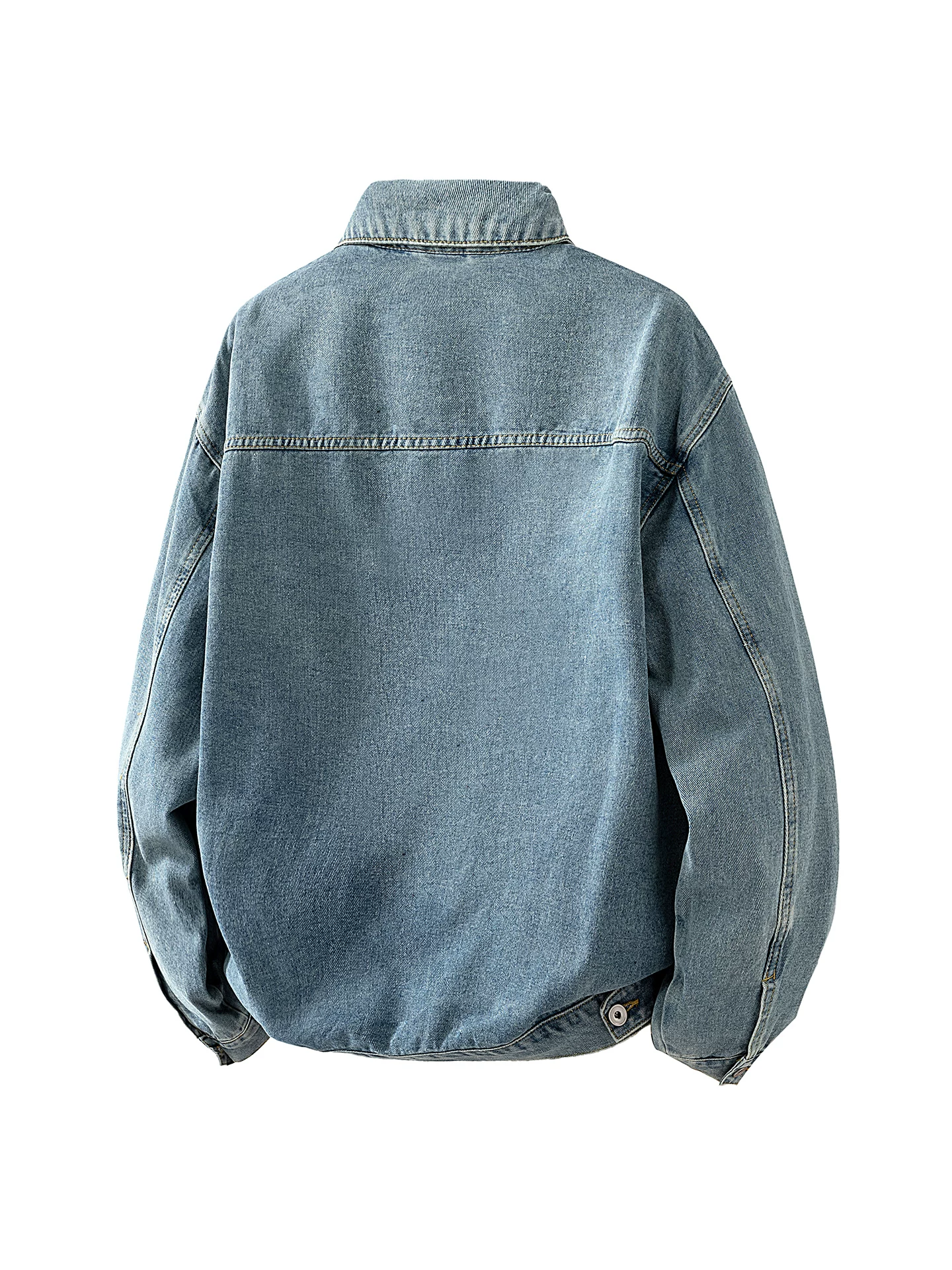 Áo khoác denim thương hiệu thời trang phong cách Mỹ của Jeanswest dành cho nam, mùa xuân thu, áo khoác thường ngày cao cấp với vẻ ngoài cá tính và sành điệu.