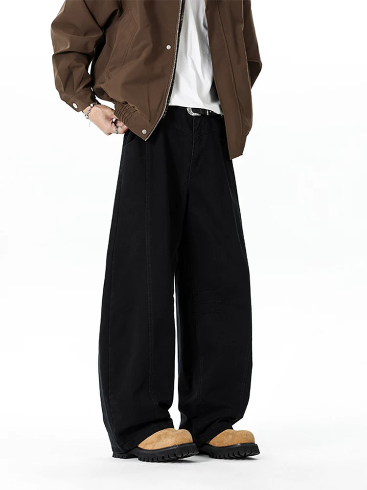 Quần âu ống rộng thời trang mới của thương hiệu Jeanswest 2026 dành cho nam, mùa xuân thu, 100% cotton nguyên chất, quần dài ống thẳng cao cấp.
