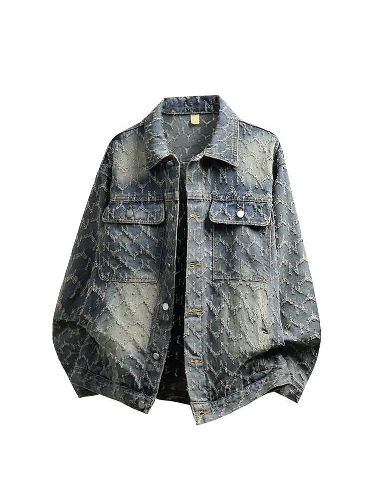 Áo khoác nam Jeanswest phong cách retro Mỹ, kiểu mới xuân thu 2026, áo khoác thời trang cao cấp, cá tính và sành điệu.