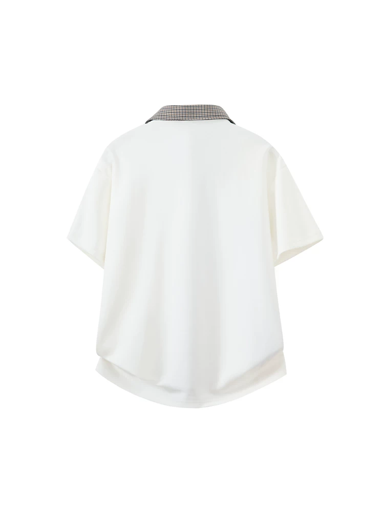 Áo polo nam Jeanswest kiểu Mỹ phối màu, thương hiệu thời trang cao cấp mùa hè, thoáng khí, thân thiện với làn da, dáng rộng, tay ngắn.