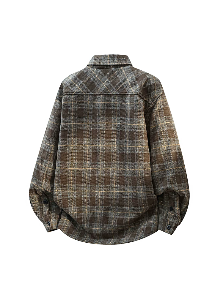 Áo khoác kẻ sọc cổ điển kiểu Mỹ của Jeanswest dành cho nam, mùa xuân và mùa thu, áo khoác dáng rộng cao cấp.