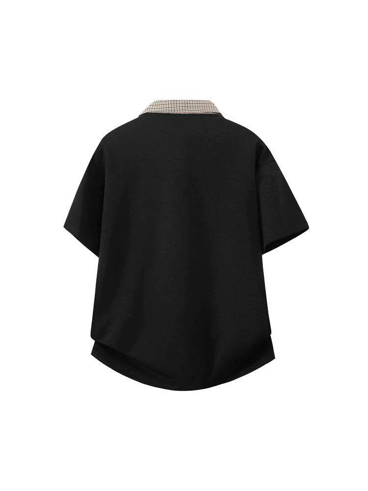 Áo polo nam Jeanswest kiểu Mỹ phối màu, thương hiệu thời trang cao cấp mùa hè, thoáng khí, thân thiện với làn da, dáng rộng, tay ngắn.