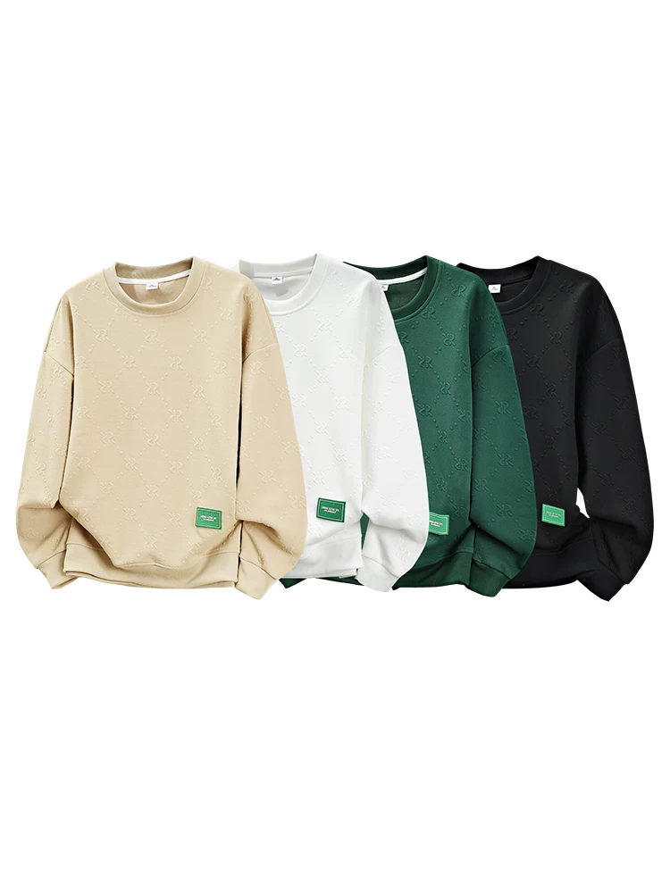 Áo len dệt kim cổ tròn thông thường của Jeanswest dành cho nam, mùa xuân và mùa thu, thương hiệu thời trang cao cấp, áo dáng rộng và sành điệu.