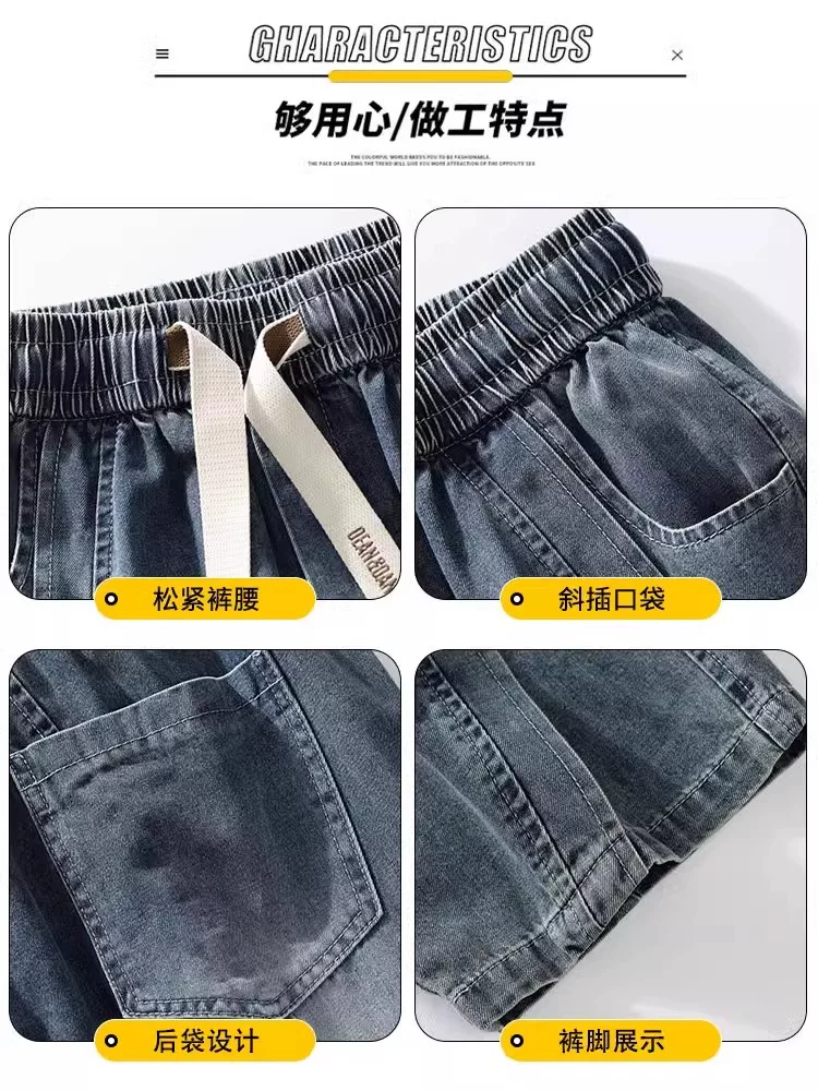 Quần jeans ống rộng dáng thẳng phong cách Mỹ của Jeanswest, thiết kế đa năng dành cho nam, quần dài rộng rãi thoải mái cho mùa xuân.