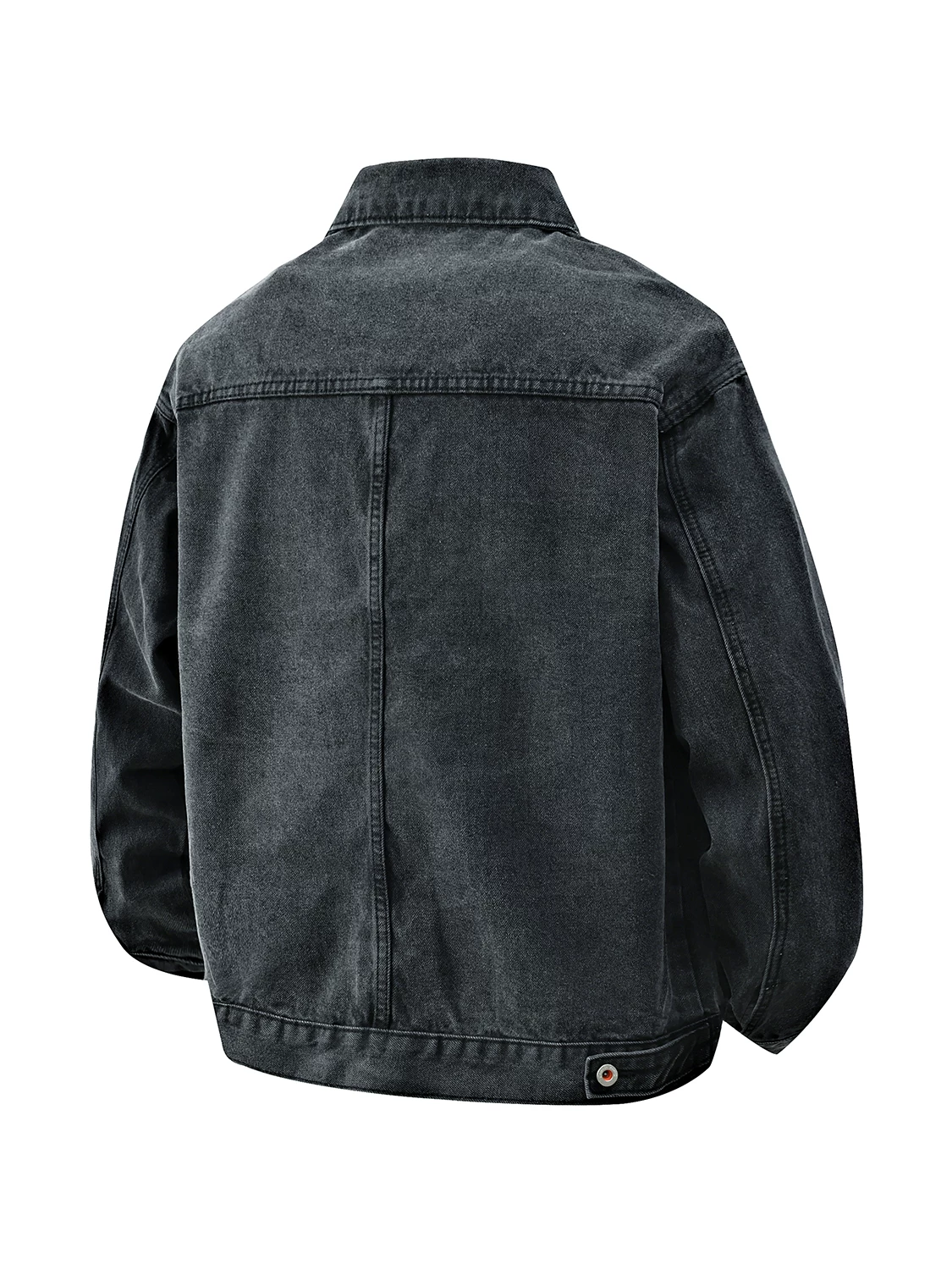 Áo khoác denim mới mùa xuân của Jeanswest dành cho nam, thương hiệu thời trang sành điệu, phong cách rộng rãi hợp thời trang, áo khoác thường ngày cổ điển mùa xuân thu.