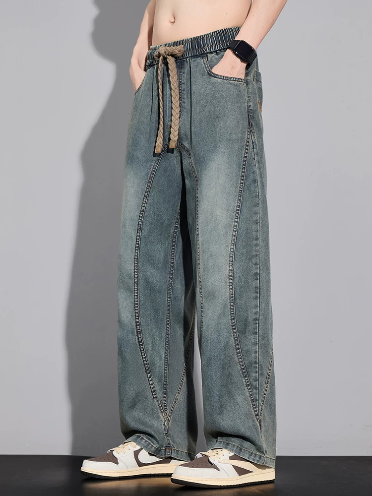 Quần jeans nam kiểu Mỹ cổ điển của Jeanswest, thương hiệu thời trang xuân thu, quần dài dáng rộng đa năng cao cấp.