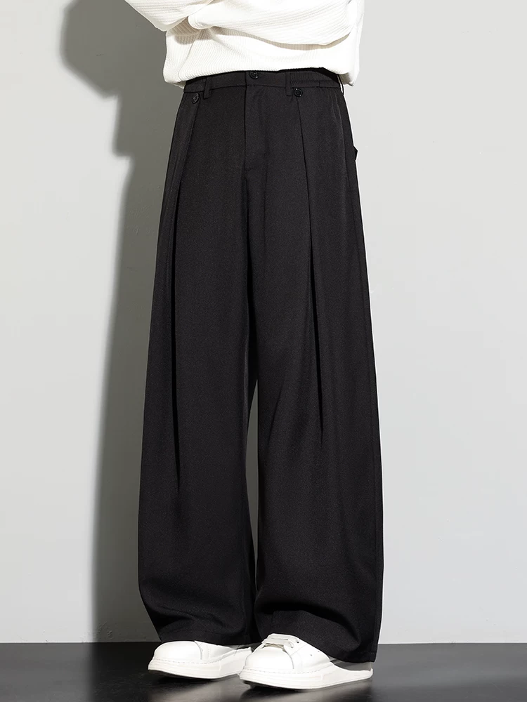 Quần âu ống rộng cao cấp Jeanswest dành cho nam, chất liệu lụa đá mỏng thoáng khí, thân thiện với da, thích hợp mặc mùa hè.