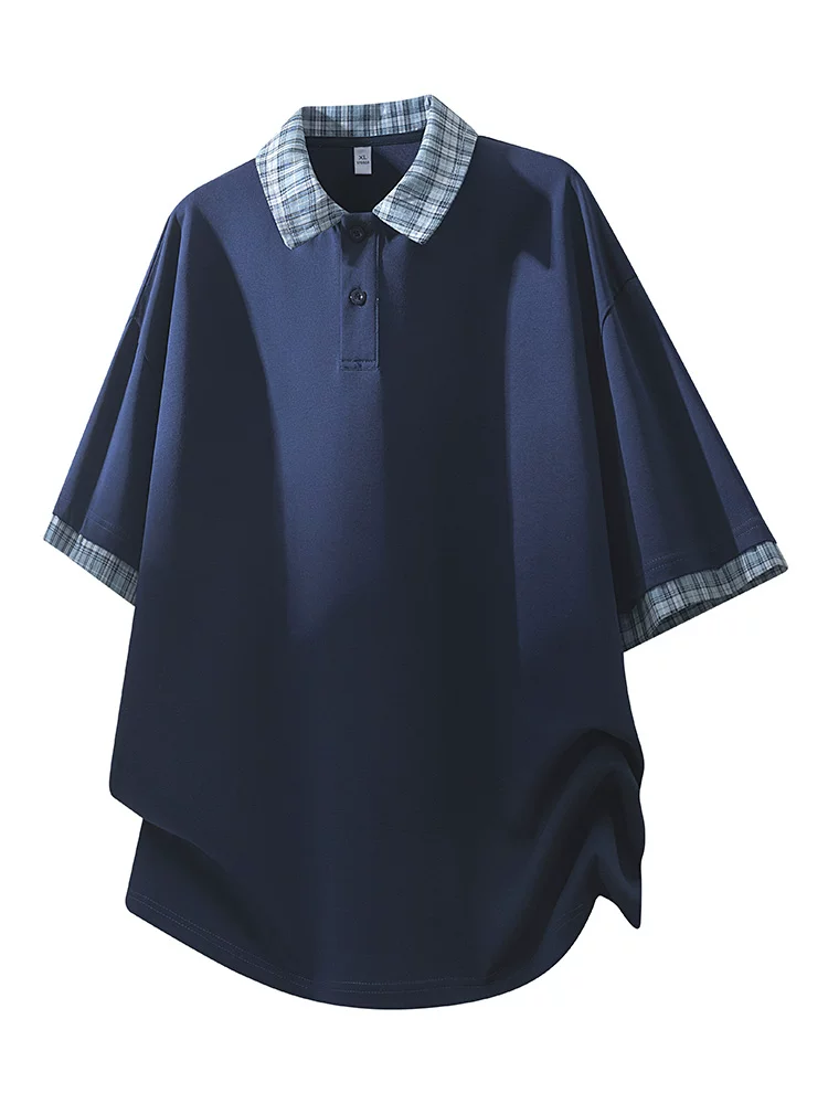 Áo thun polo kẻ sọc màu sắc phong cách Mỹ của Jeanswest dành cho nam, áo thun ngắn tay dáng rộng mát mẻ cao cấp mùa hè.
