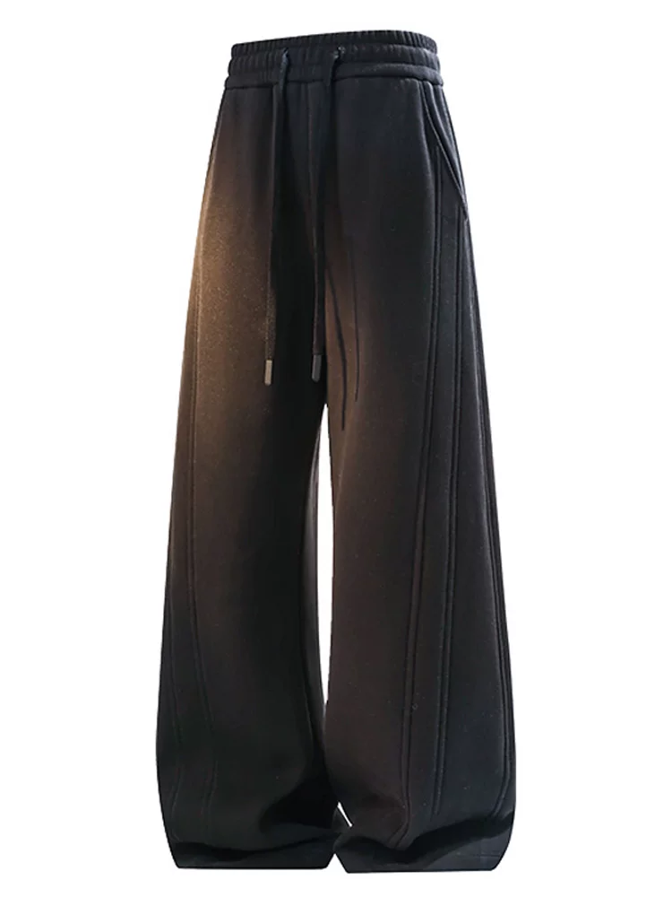 Quần dài dáng rộng kiểu Mỹ của Jeanswest dành cho nam giới, mùa xuân thu, quần thể thao thương hiệu thời thượng đa năng có dây rút cao cấp.