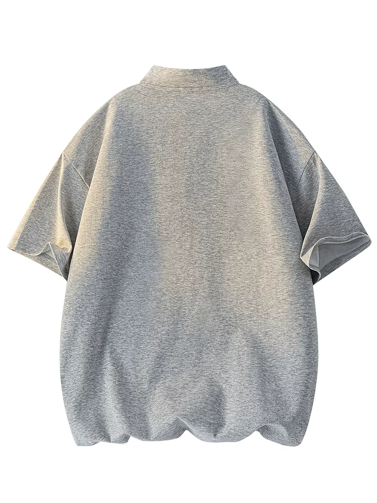 Áo thun nam cổ Henley màu trơn phong cách Mỹ của Jeanswest, áo thun ngắn tay thoáng khí, thời trang cao cấp mùa hè.