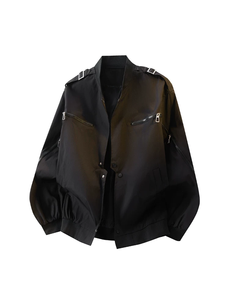 Áo khoác bomber cổ bóng chày kiểu Mỹ Jeanswest dành cho nam, mẫu mới xuân thu 2026, áo khoác cao cấp dáng rộng, phong cách thường ngày.