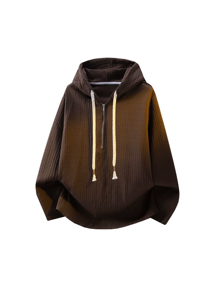 Áo hoodie nam Jeanswest kiểu dáng casual, nửa khóa kéo, mùa xuân thu 2026, kiểu mới, form rộng, chất liệu cao cấp.