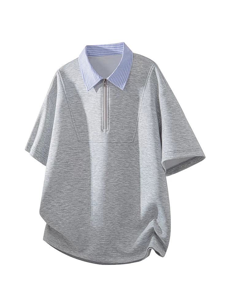 Áo thun polo tay lửng kiểu Mỹ của Jeanswest dành cho nam, áo thun mùa hè cao cấp, thời trang, thương hiệu nổi tiếng, kiểu dáng rộng rãi, thoải mái.