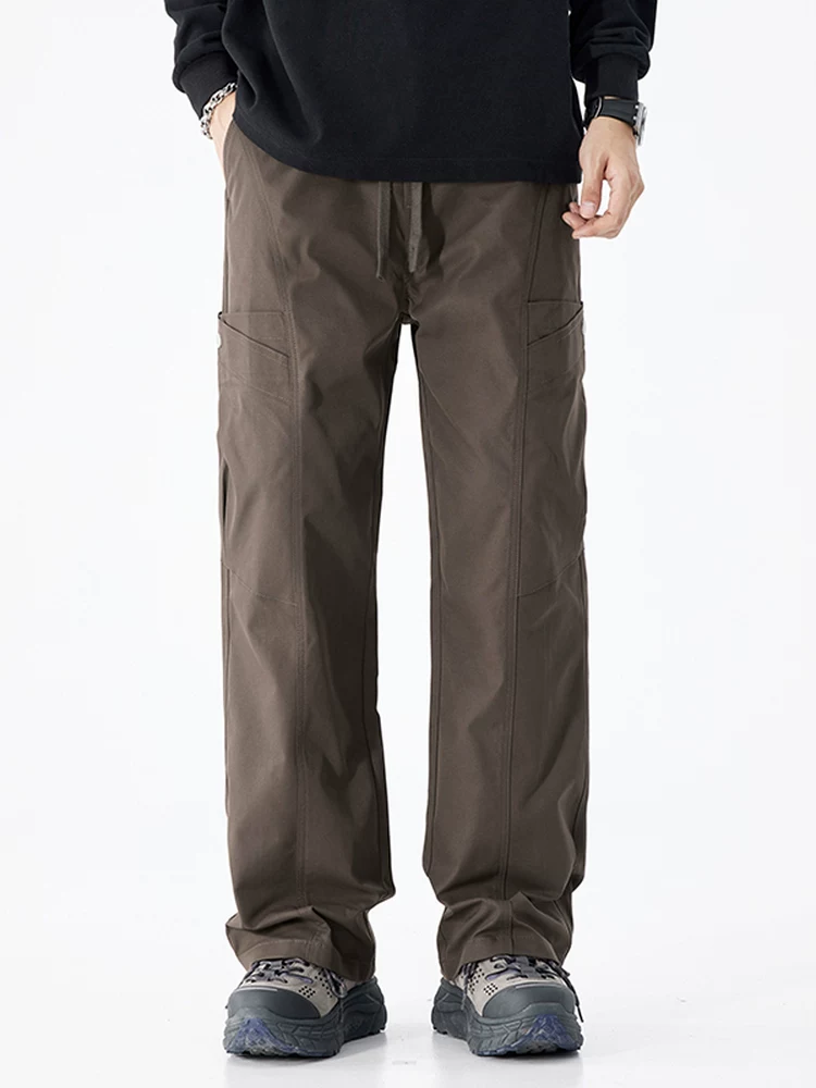 Quần dài ống rộng kiểu Mỹ của Jeanswest dành cho nam, mùa xuân thu, thương hiệu thời trang cao cấp, quần dài rộng rãi và đa năng.