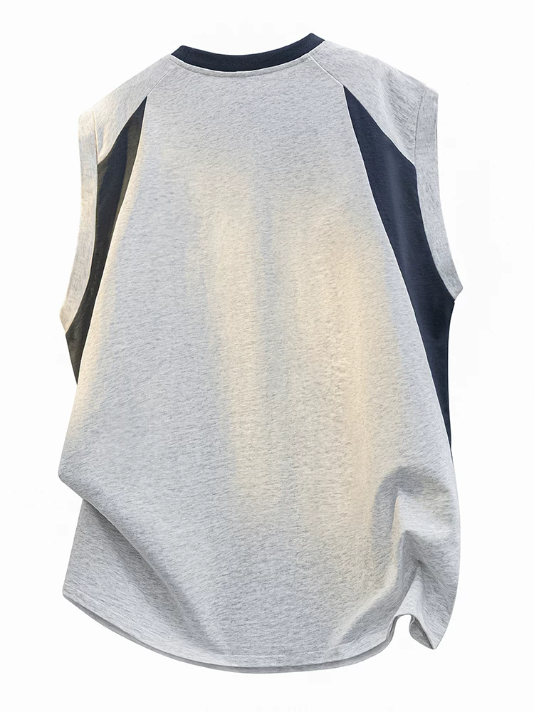 Áo thun vest không tay Jeanswest dành cho nam, phong cách cao cấp mùa hè, thương hiệu cá tính và hợp thời trang, tay ngắn rộng rãi, thoáng khí.