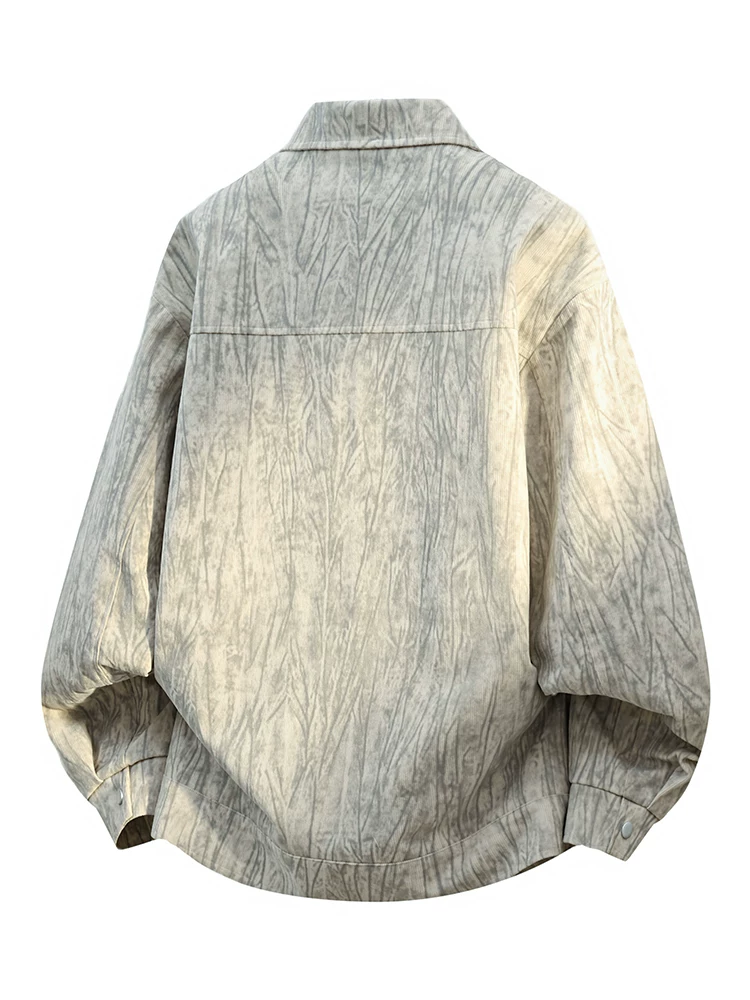 Áo khoác nam chất liệu corduroy phong cách Mỹ của thương hiệu Jeanswest, mẫu mới xuân thu 2026, áo khoác lót lông thời trang.