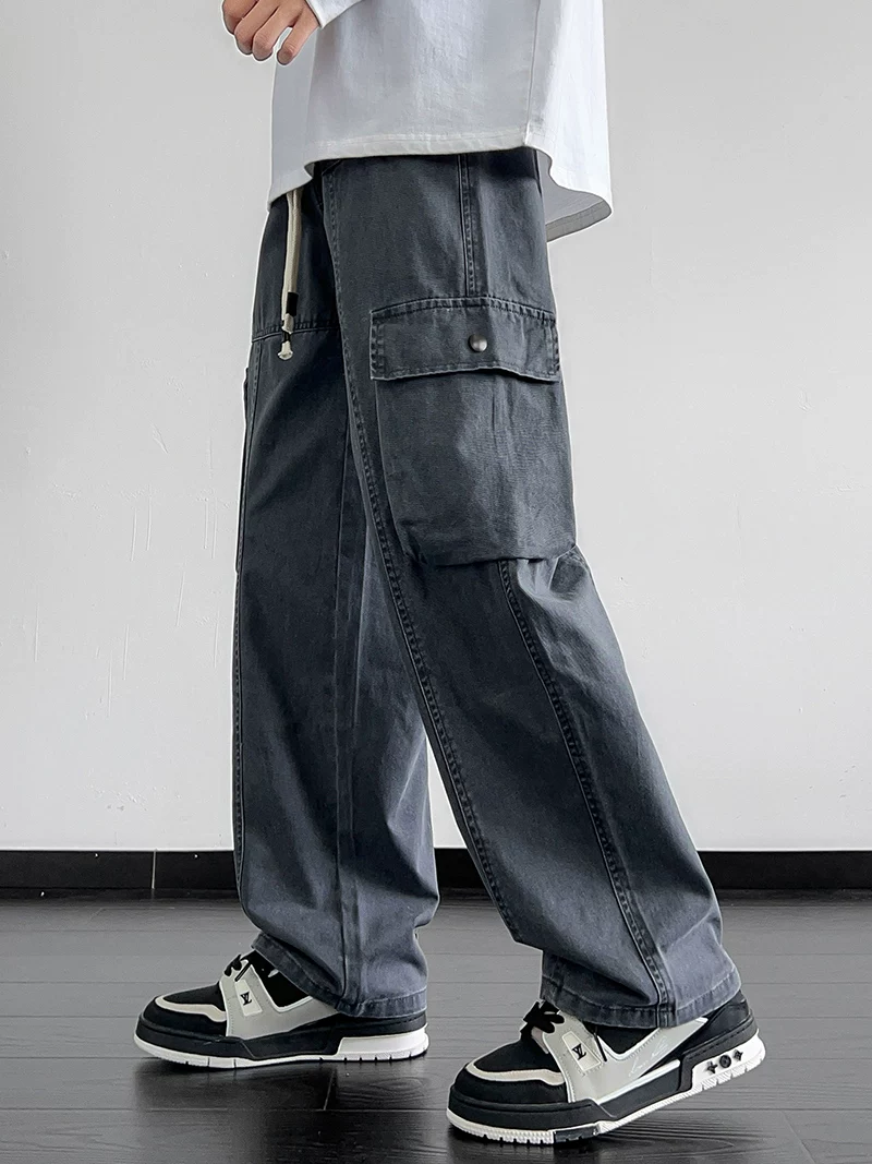 Quần dài nam Jeanswest thương hiệu thời trang, 100% cotton nguyên chất, kiểu dáng công sở, mùa xuân thu, lót nỉ, dày dặn, rộng rãi, ấm áp.
