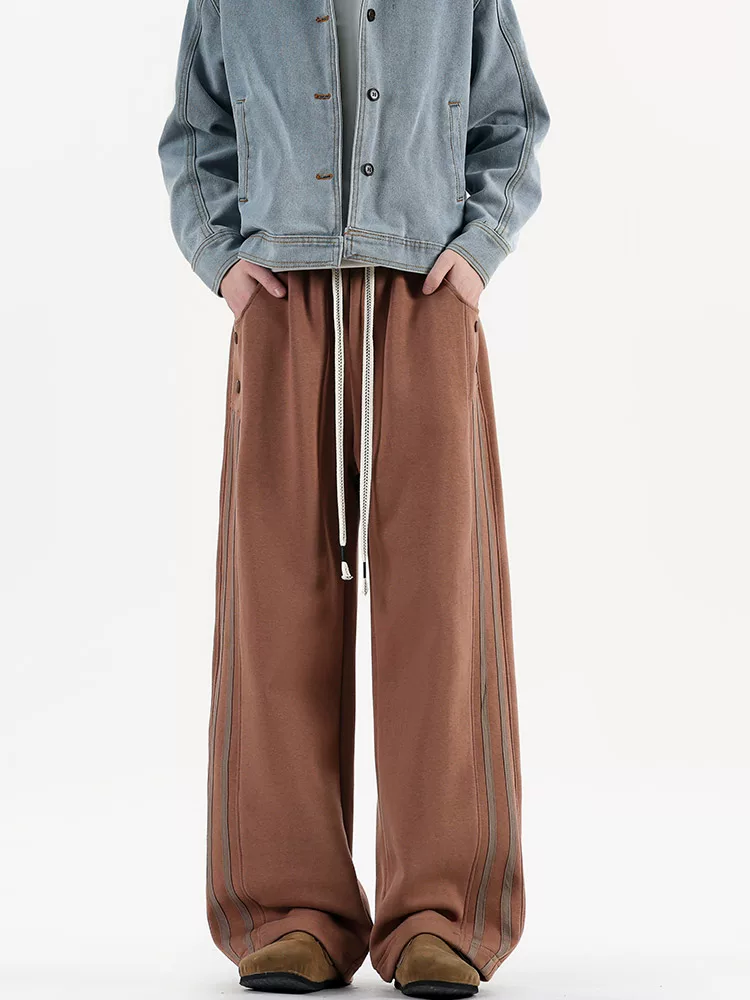 Quần jeanswest ống rộng thẳng kiểu Mỹ dành cho nam, mùa xuân thu, thương hiệu thời trang cao cấp, dáng rộng, đa năng, quần dài mát mẻ.